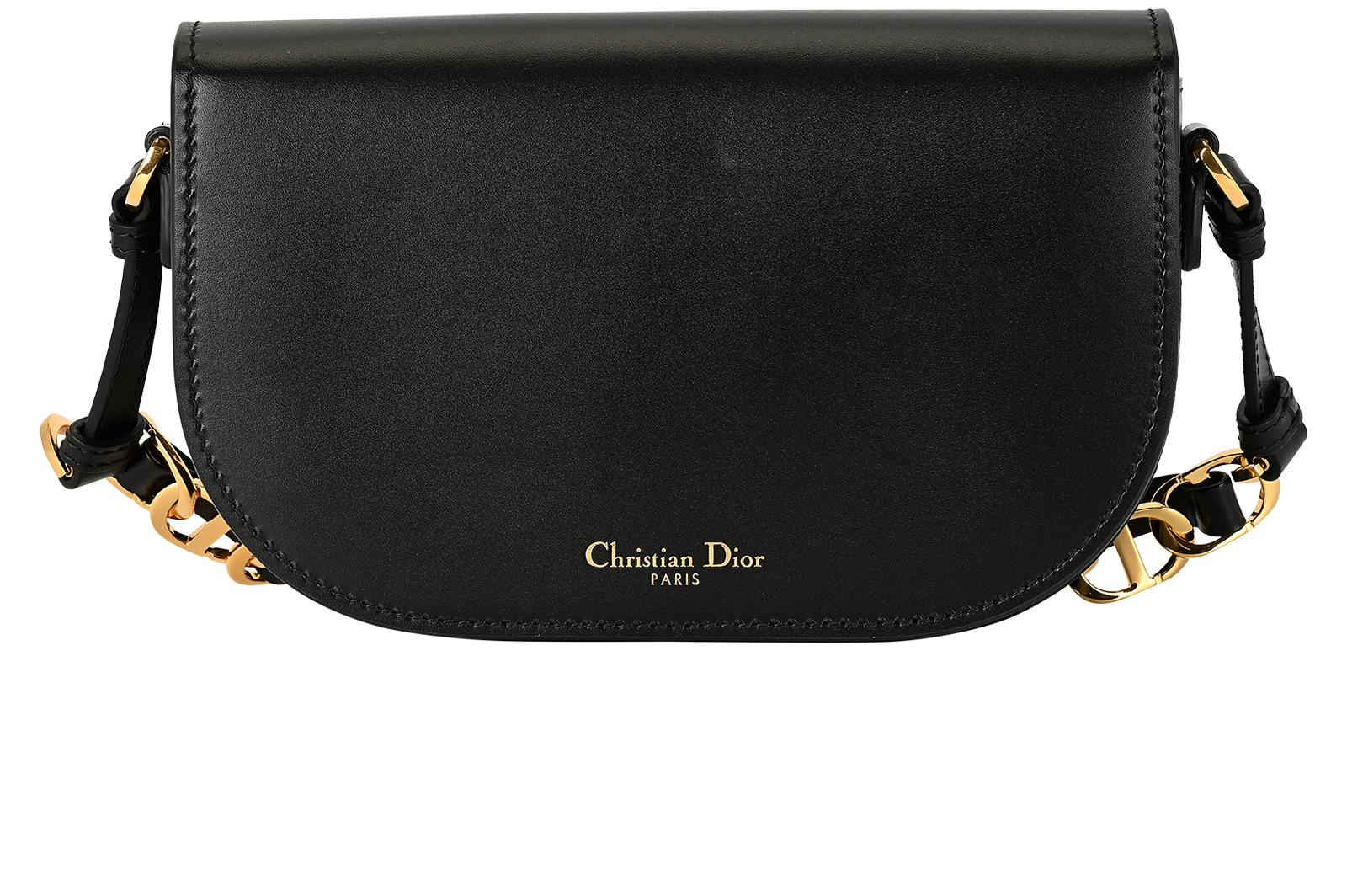 CD Signature Crossbody, &pound;2,100, Handbags, Black, Leather, Back view